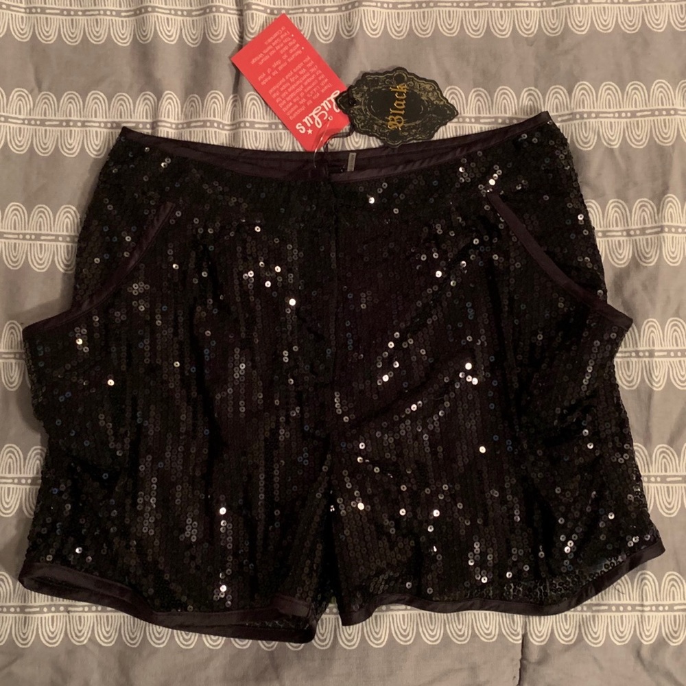Sequin shorts